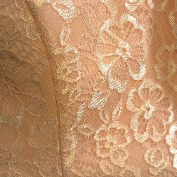 Wedding Gown Gallery Womans size 10 Wedding Dress peach lace top NWT Bride - Picture 6 of 10